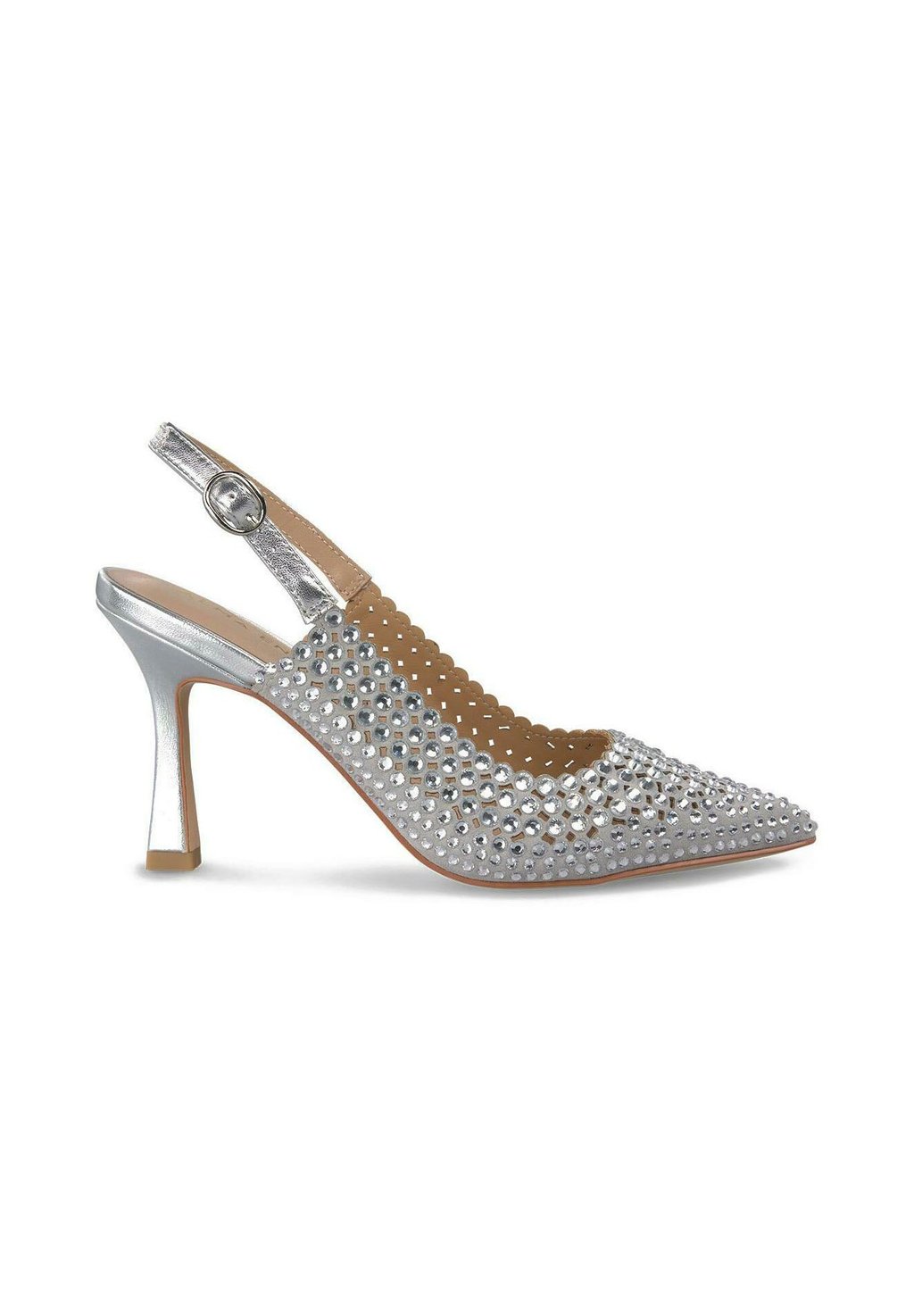 Классические туфли на каблуке High heels Alma en Pena, серебряный — фото 2