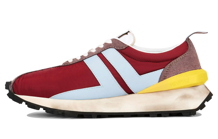 

Lanvin Мужские кроссовки Bumpr Low Top Sports Lifestyle Casual, красные