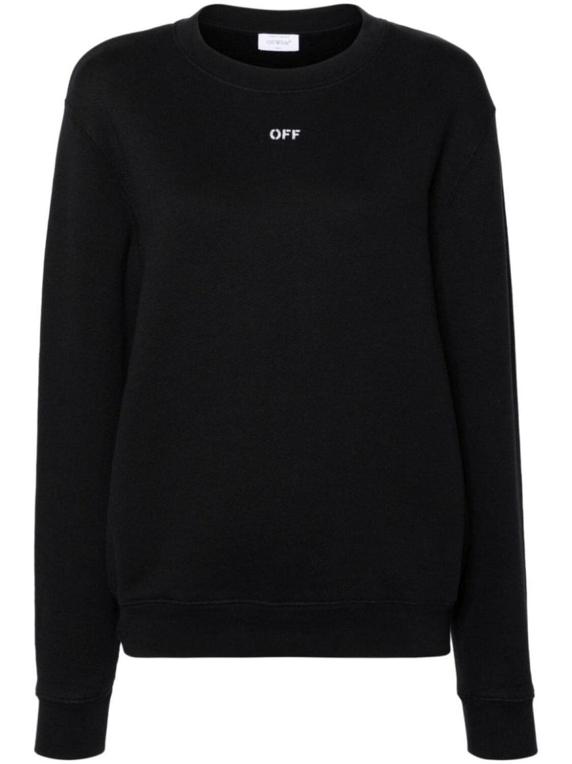 

Off-White толстовка с вышитым логотипом, черный