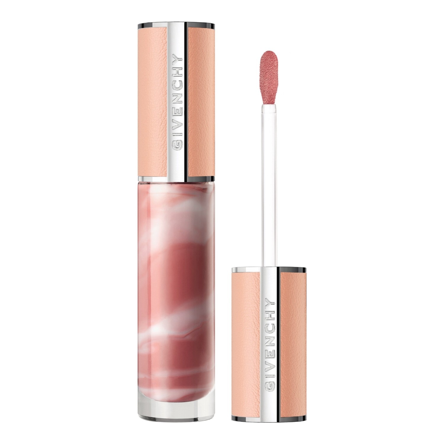 

Бальзам для губ rose perfecto liquid lip balm Givenchy, n210 pink nude, объем 6 мл