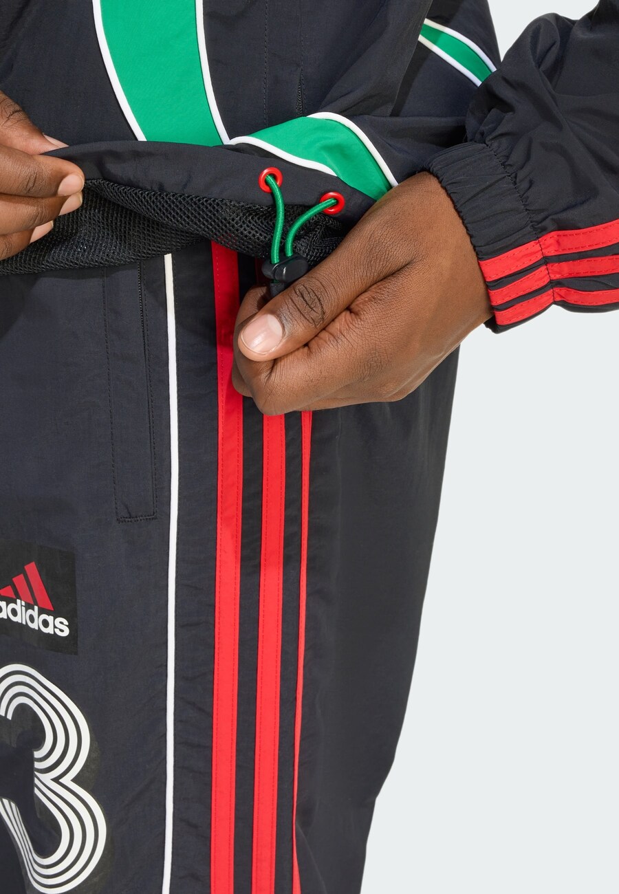 Демисезонная куртка ADIDAS ORIGINALS Teamgeist, Black — фото 3