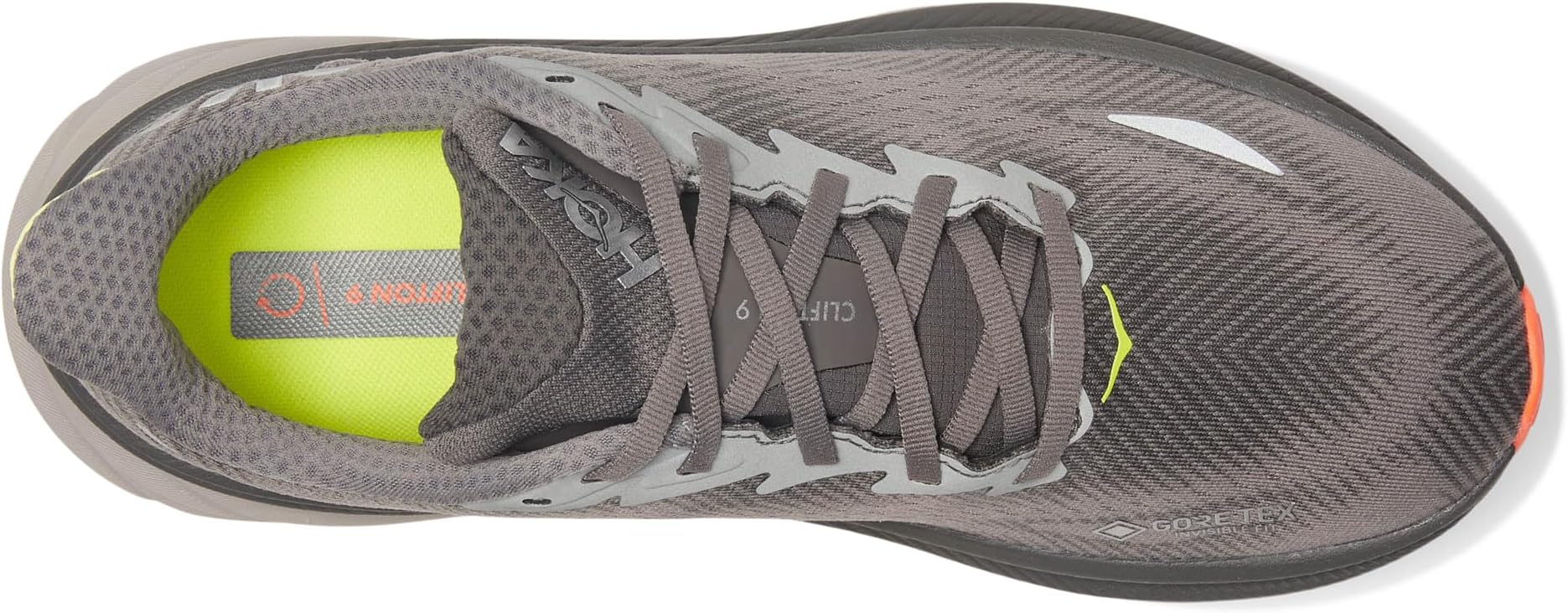 Кроссовки Hoka Clifton 9 GTX, цвет Asphalt Grey/Gravel — фото 2