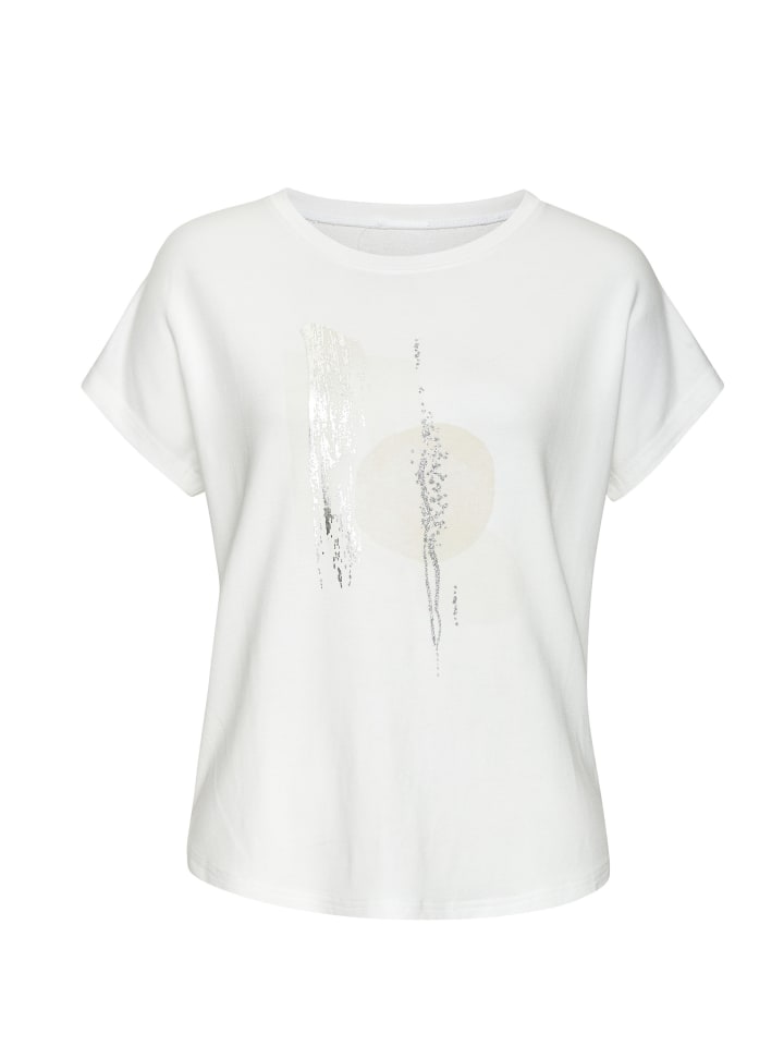 

Футболка LASCANA, цвет weiß, beige, silber