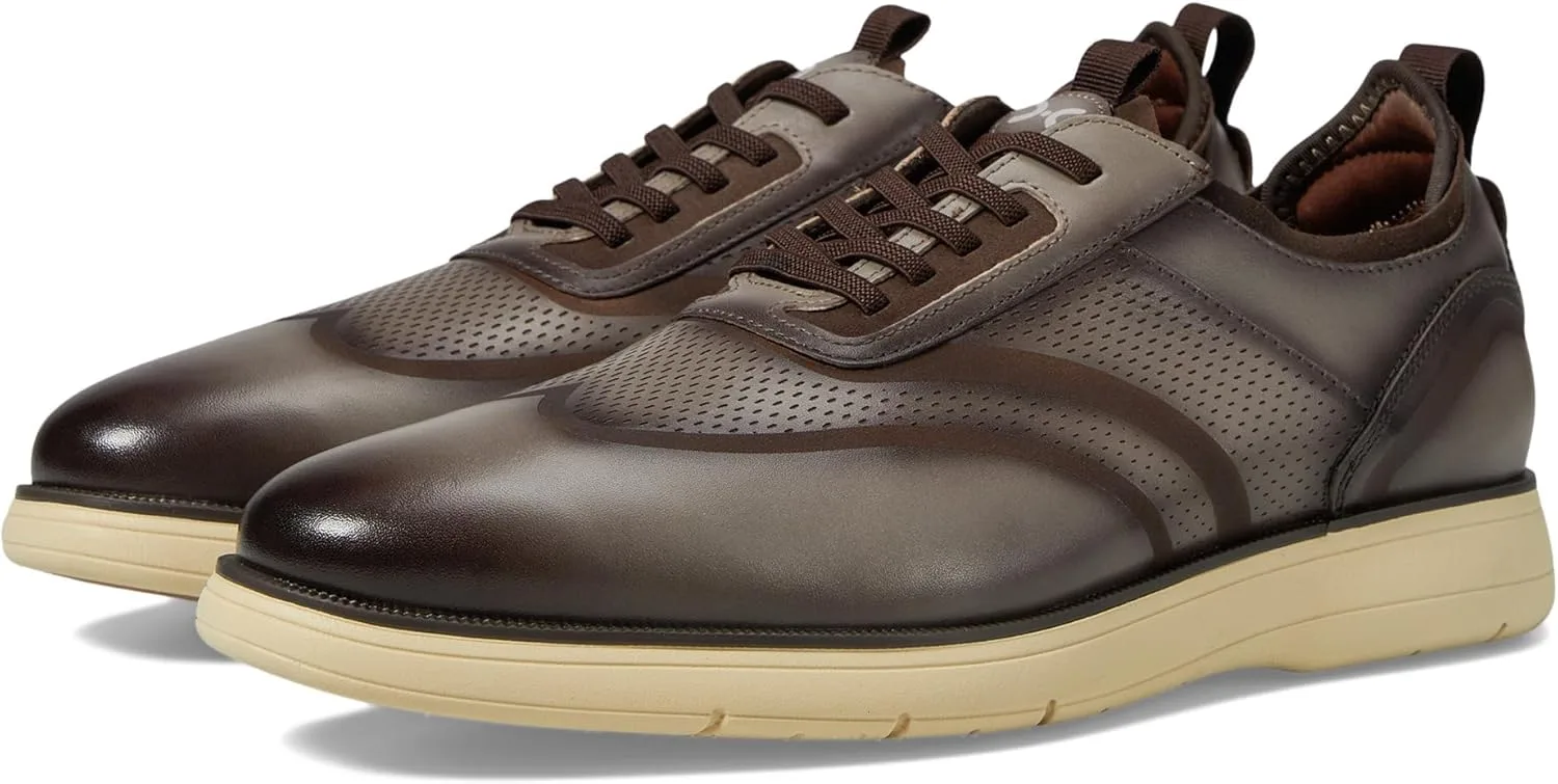 Мужские туфли-оксфорды Stacy Adams Edgewood Wingtip с эластичным шнурком, коричневый