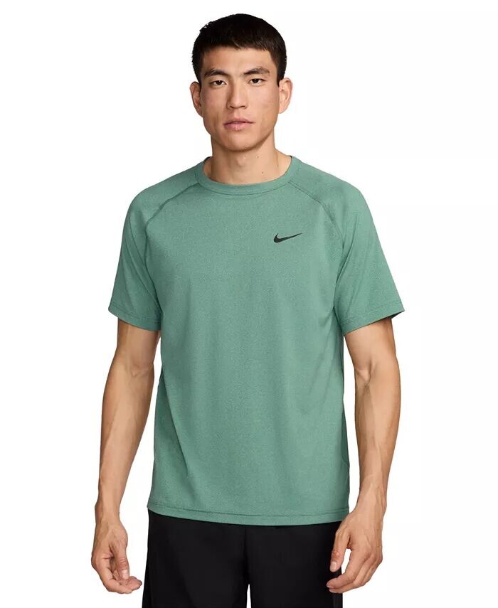 

Мужская свободная футболка для фитнеса Dri-FIT с коротким рукавом Nike, зеленый