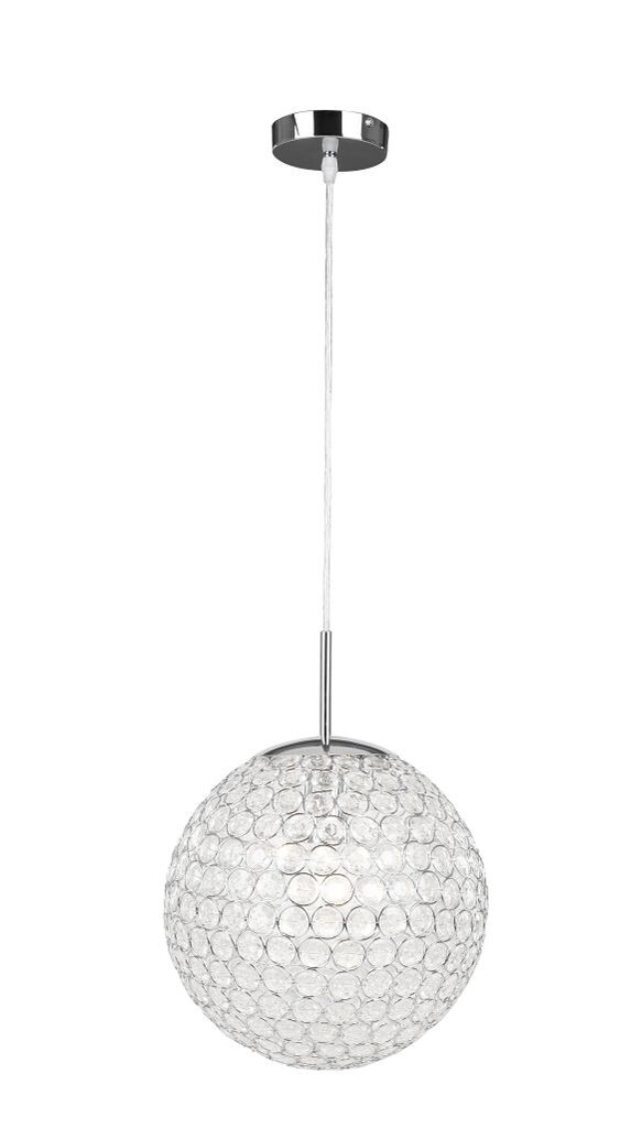 

Подвесной светильник Globo Konda хром, 1xE27; 16004 Globo Lighting, серебро