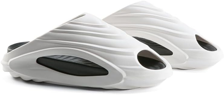 

Тапочки XUDEJUN EVA для мужчин и женщин, супер мягкие и удобные, легкие как подушка, унисекс-тапочки на платформе Cozzzy, классические, для дома и улицы, белый/черный