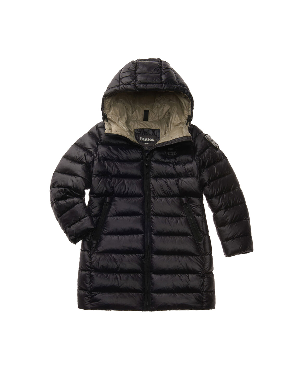 

Пуховик piumino lungo adelaide bambina Blauer, черный