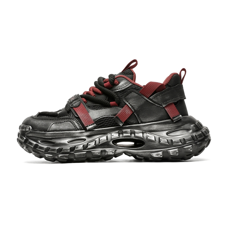 

Кроссовки Slip Resistant, Breathable, Height Increasing Low top Chunky Sneakers Men's OUBT, черный