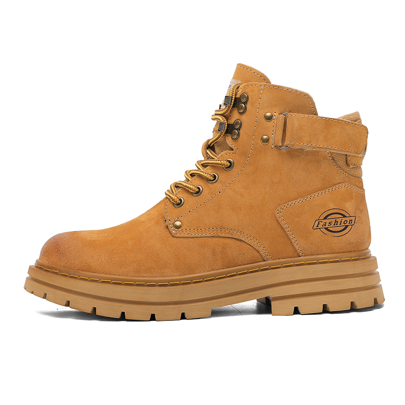 

Season Ram Мужские желтые ботинки Martin без подкладки, цвет Yellow Unlined Shoes