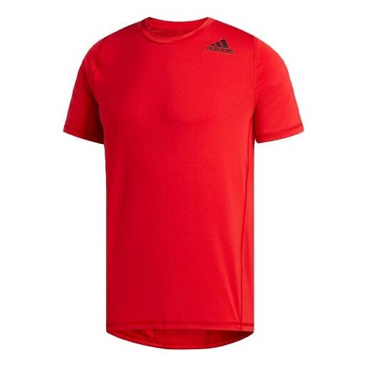 

Футболка adidas Training Sports Round Neck Pullover Short Sleeve Red, красный