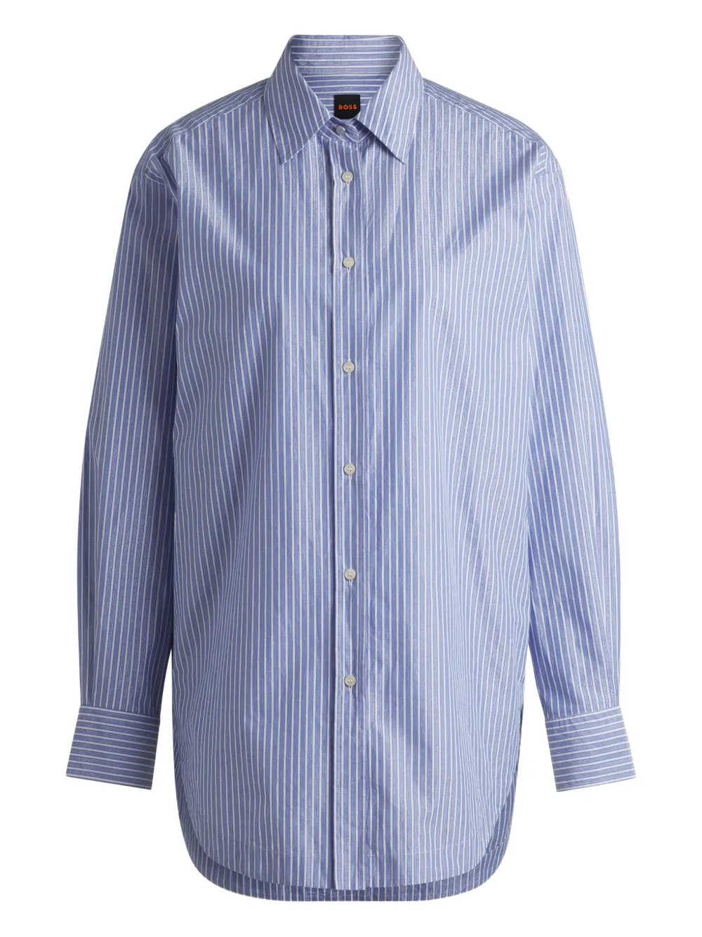 

Рубашка в полоску Boss, синий