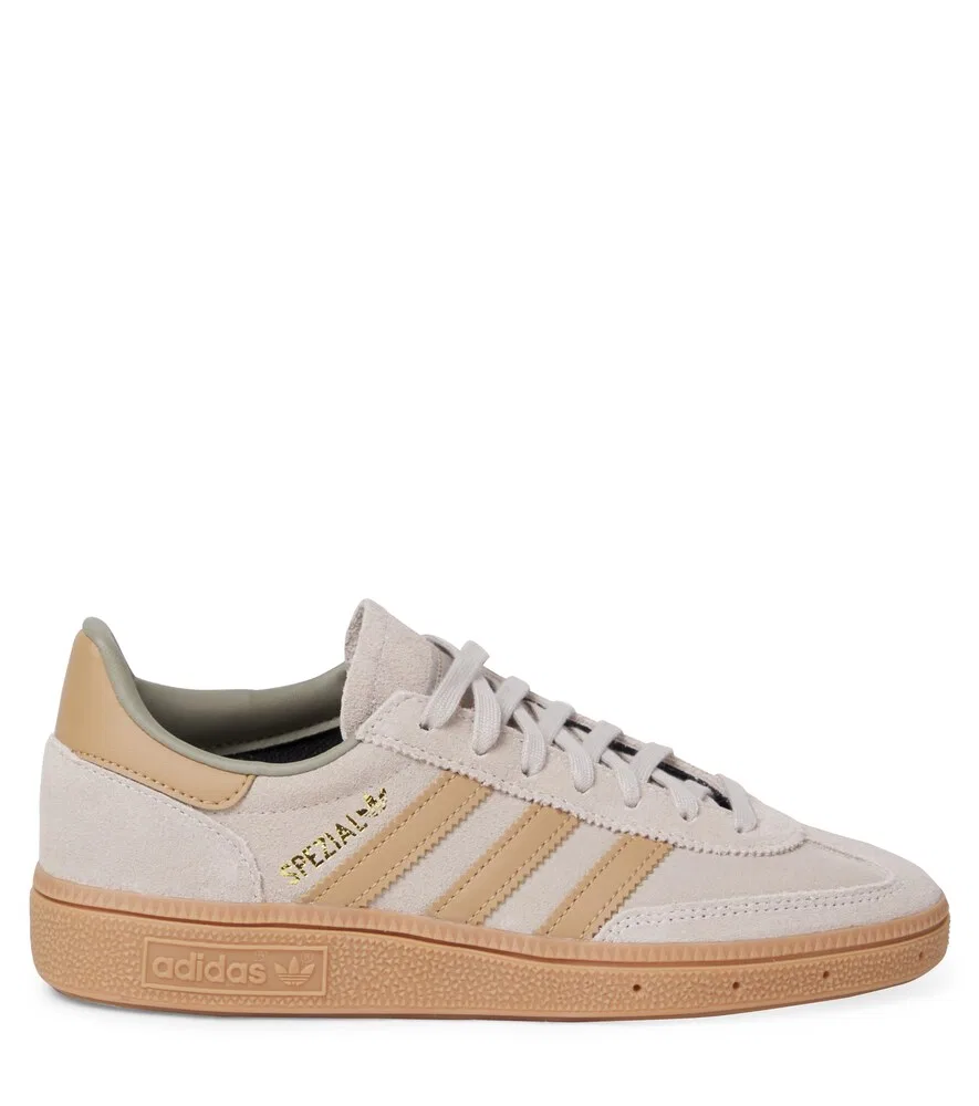 Кроссовки Handball Spezial Adidas Originals Kids, бежевый — фото 4