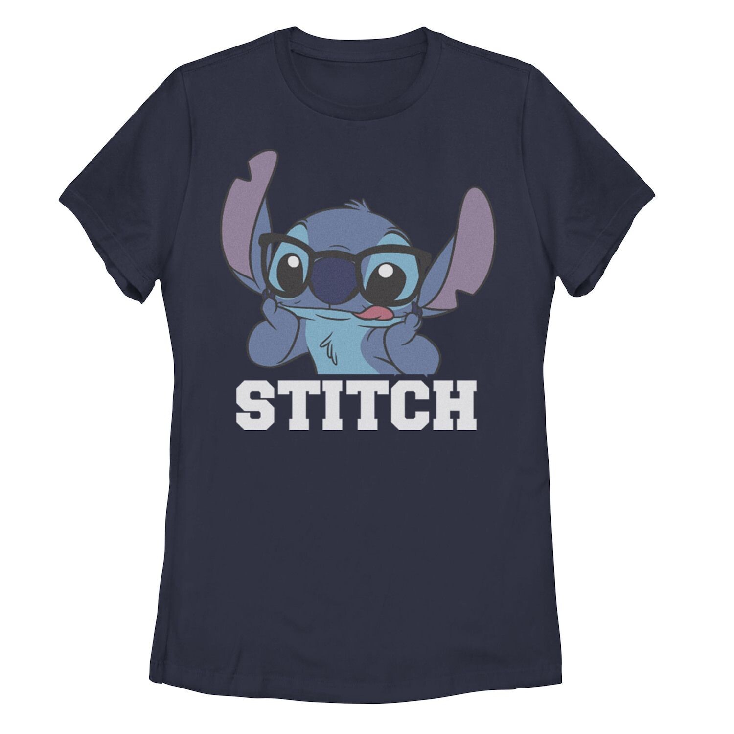 

Детская футболка Disney Lilo & Stitch с портретом Nerdy Stitch Licensed Character