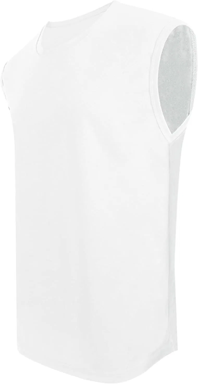 Мужской топ-майка для тренировок, Activewear, без рукавов, White