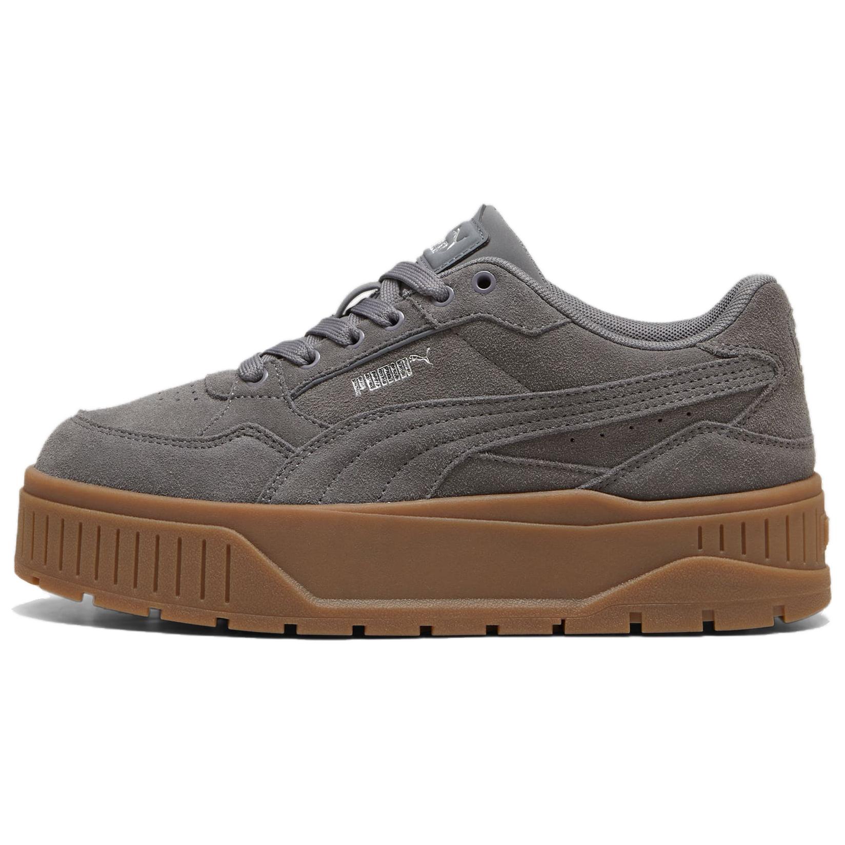 

Кроссовки Puma Karmen Skateboarding Shoes Women's Low-top Dark Gray, темно-серый