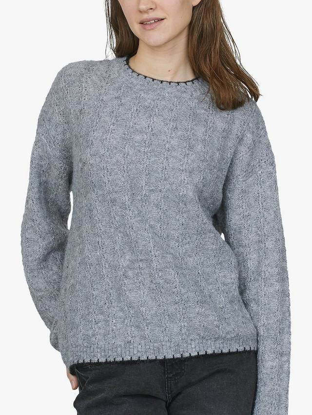 

Текстурированный джемпер lerna Sisters Point, цвет Grey Melange