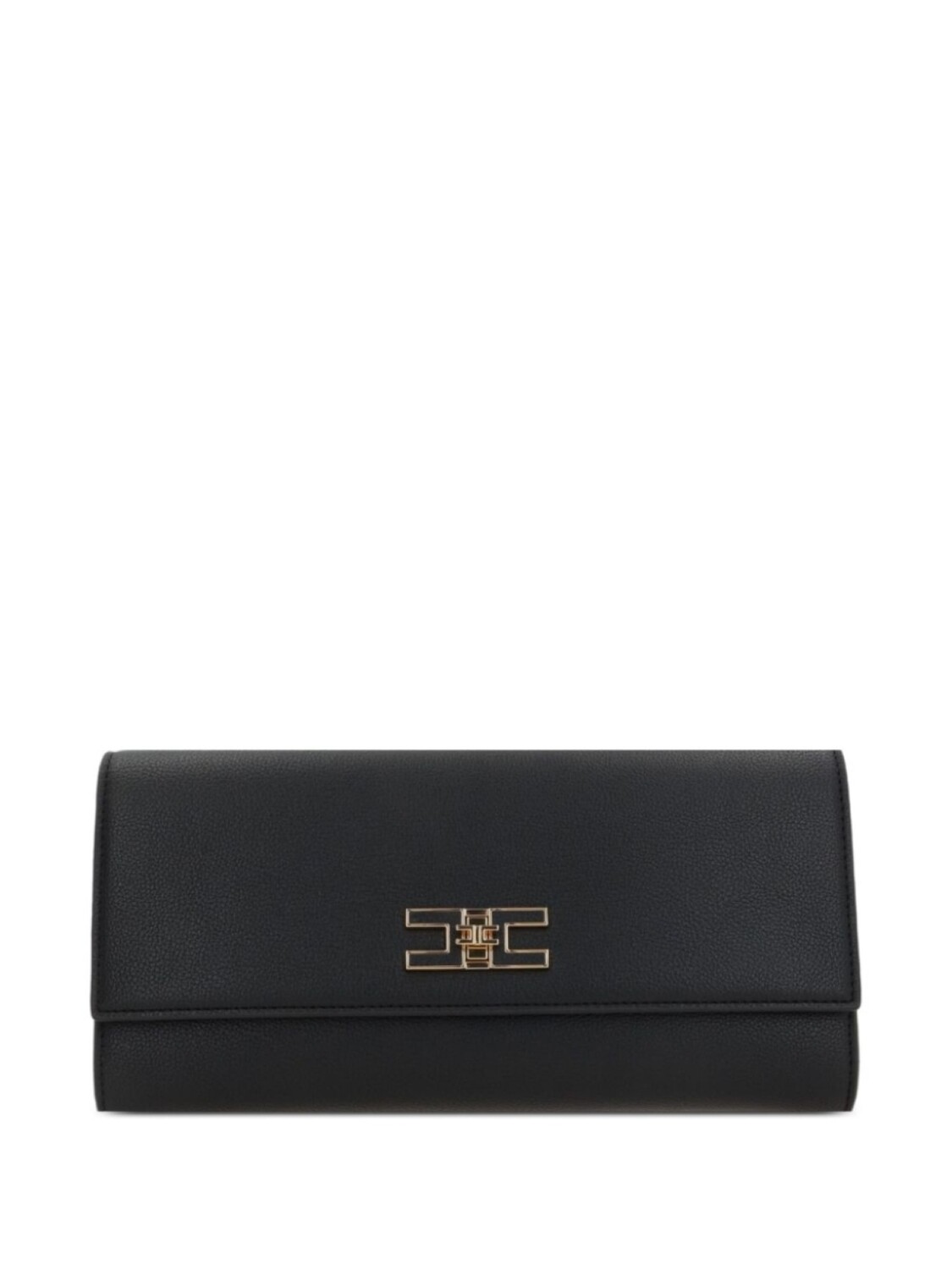

Кожаный клатч Elisabetta Franchi, черный