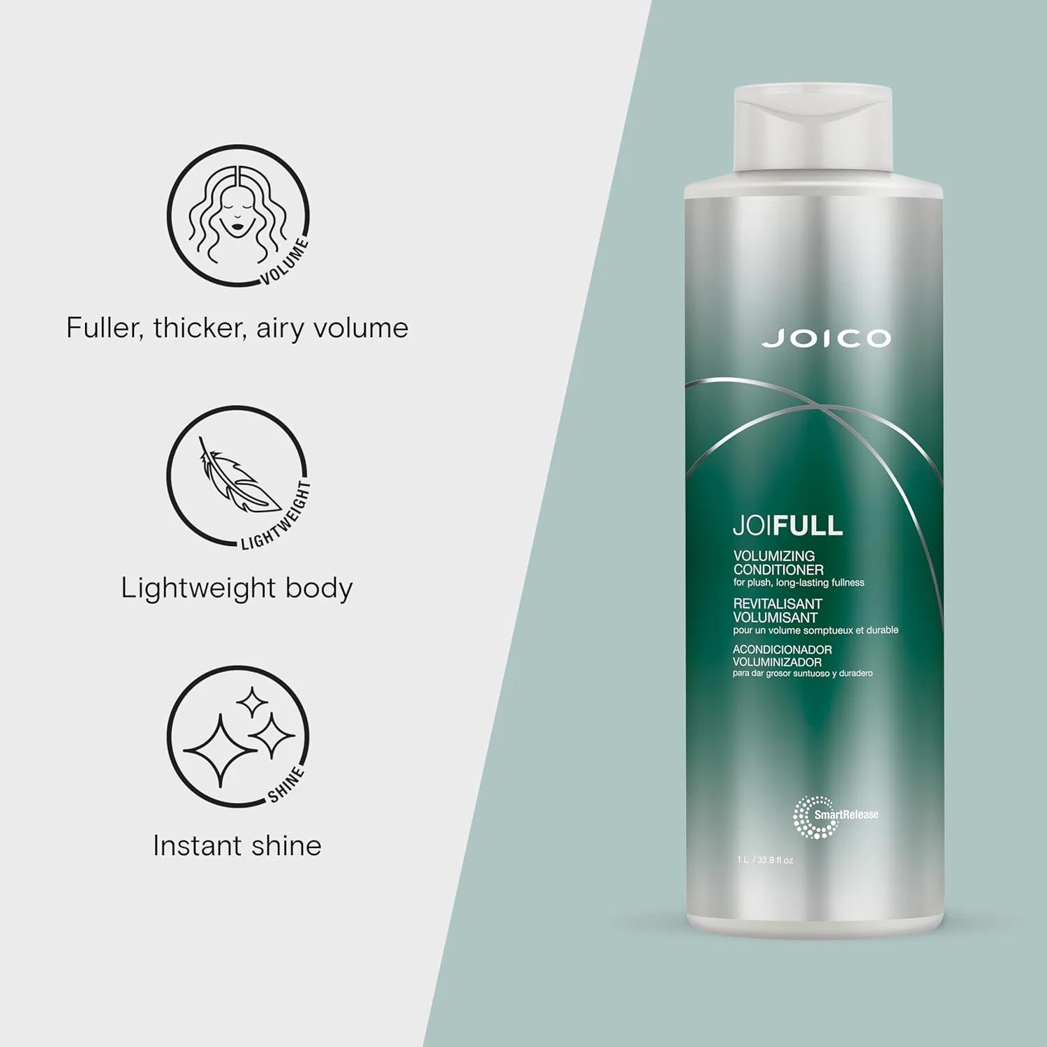 Объемный кондиционер для волос «Joifull Volumizing» от JOICO, 1000 мл Joico — фото 2
