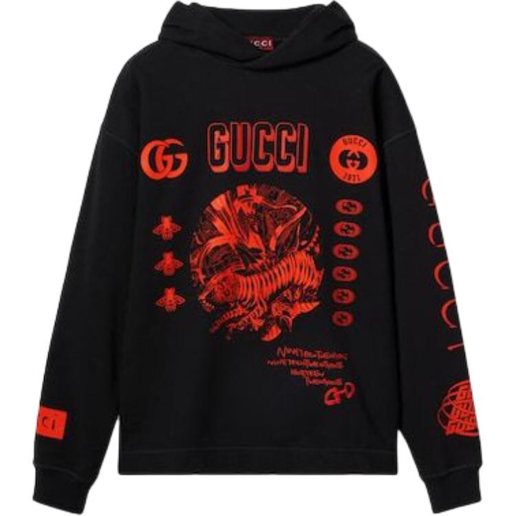 

Толстовка мужская черная Gucci, черный