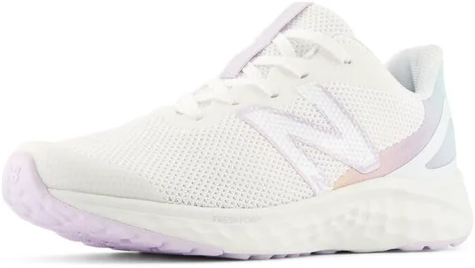 Кроссовки New Balance Unisex-Child Fresh Foam Arishi V4 с шнуровкой, белый — фото 3