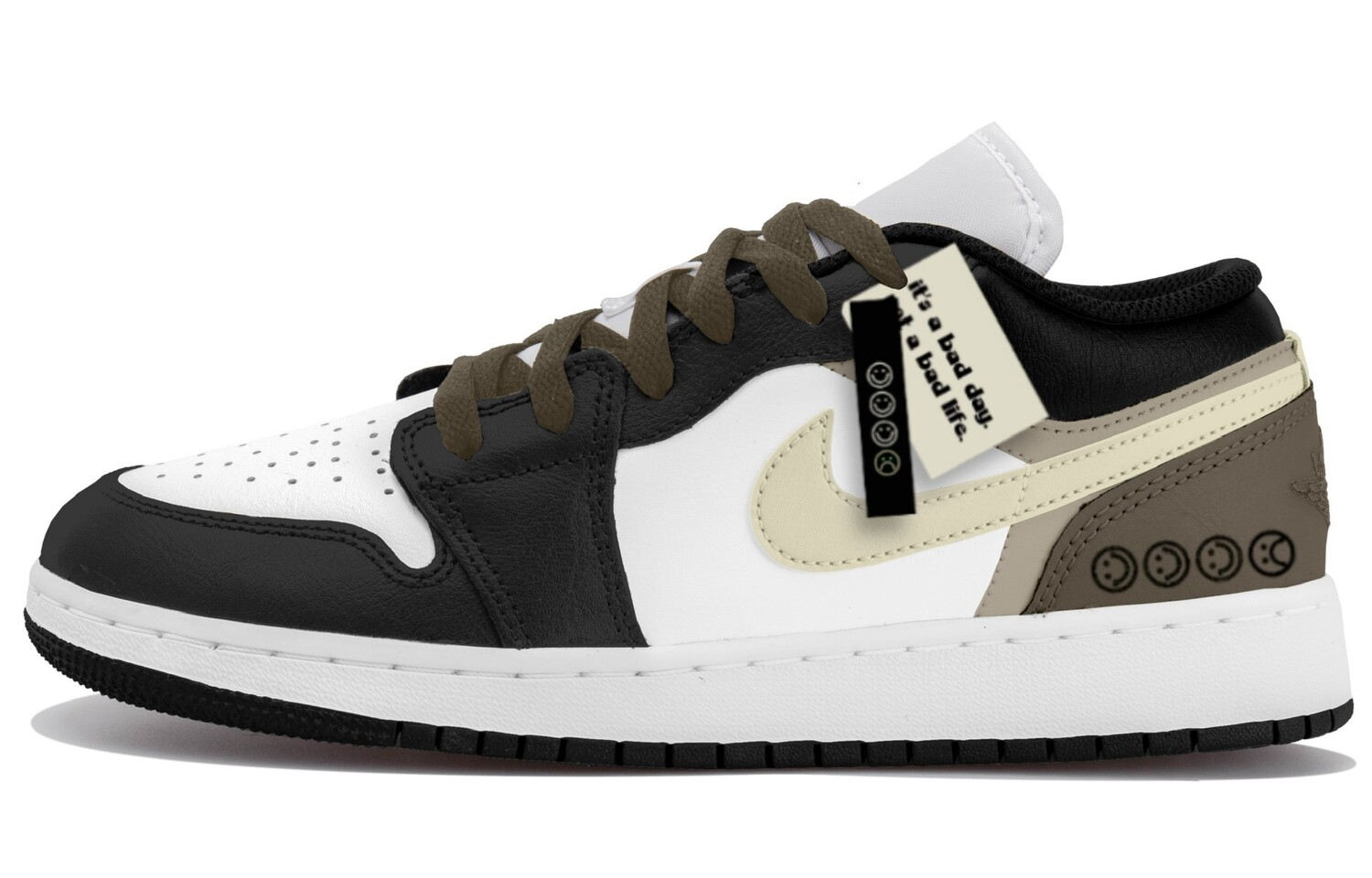 

Баскетбольные кроссовки Air 1 Vintage Men Low-Top Black/Brown Jordan
