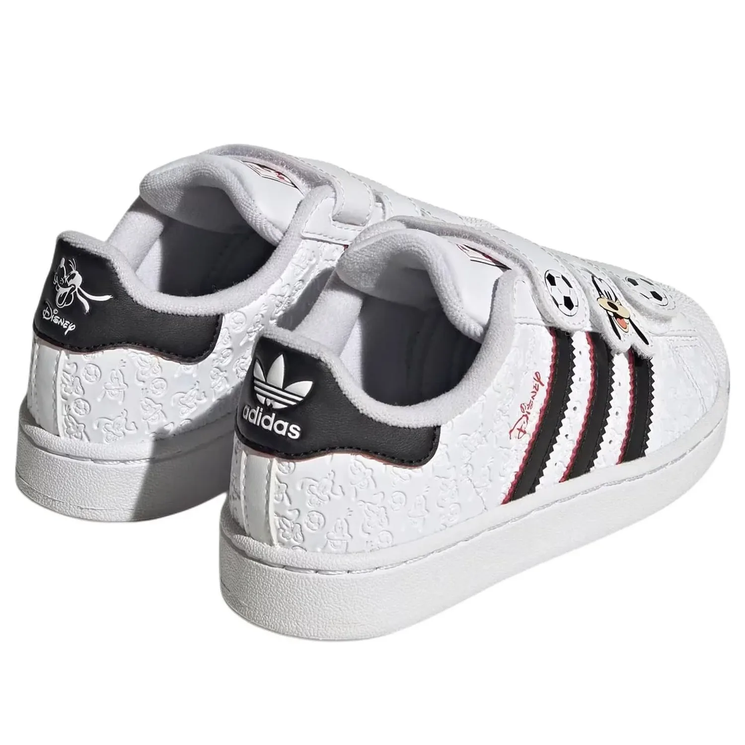 Кроссовки (PS) Adidas x Disney Superstar II Comfort Closure 'White Black Red' — фото 3