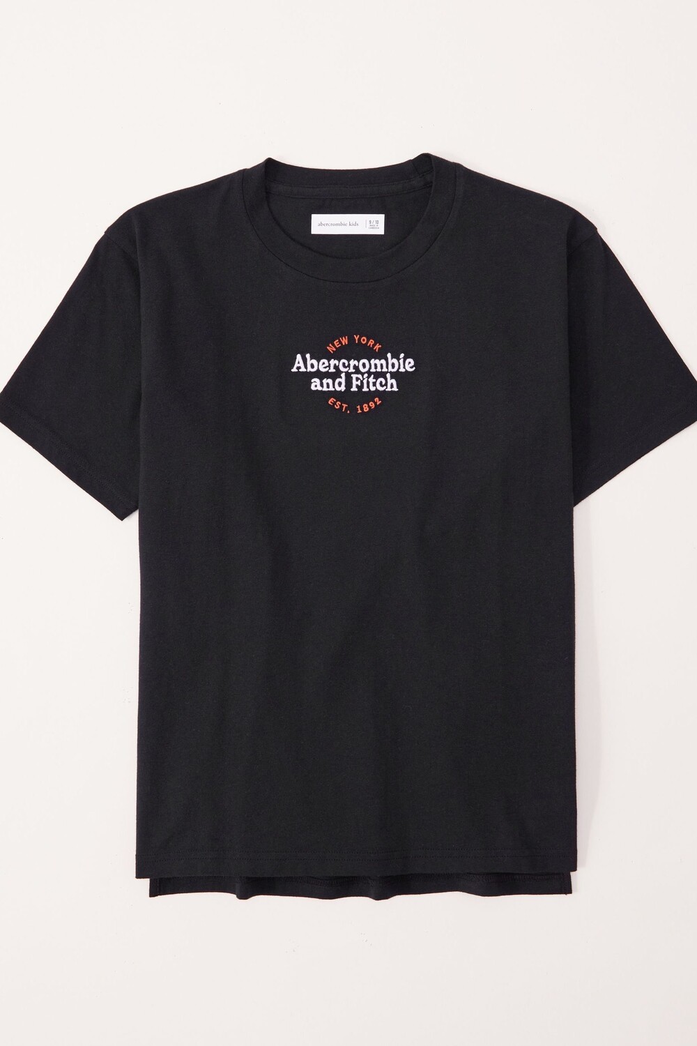 

Футболка оверсайз с логотипом Abercrombie & Fitch, черный
