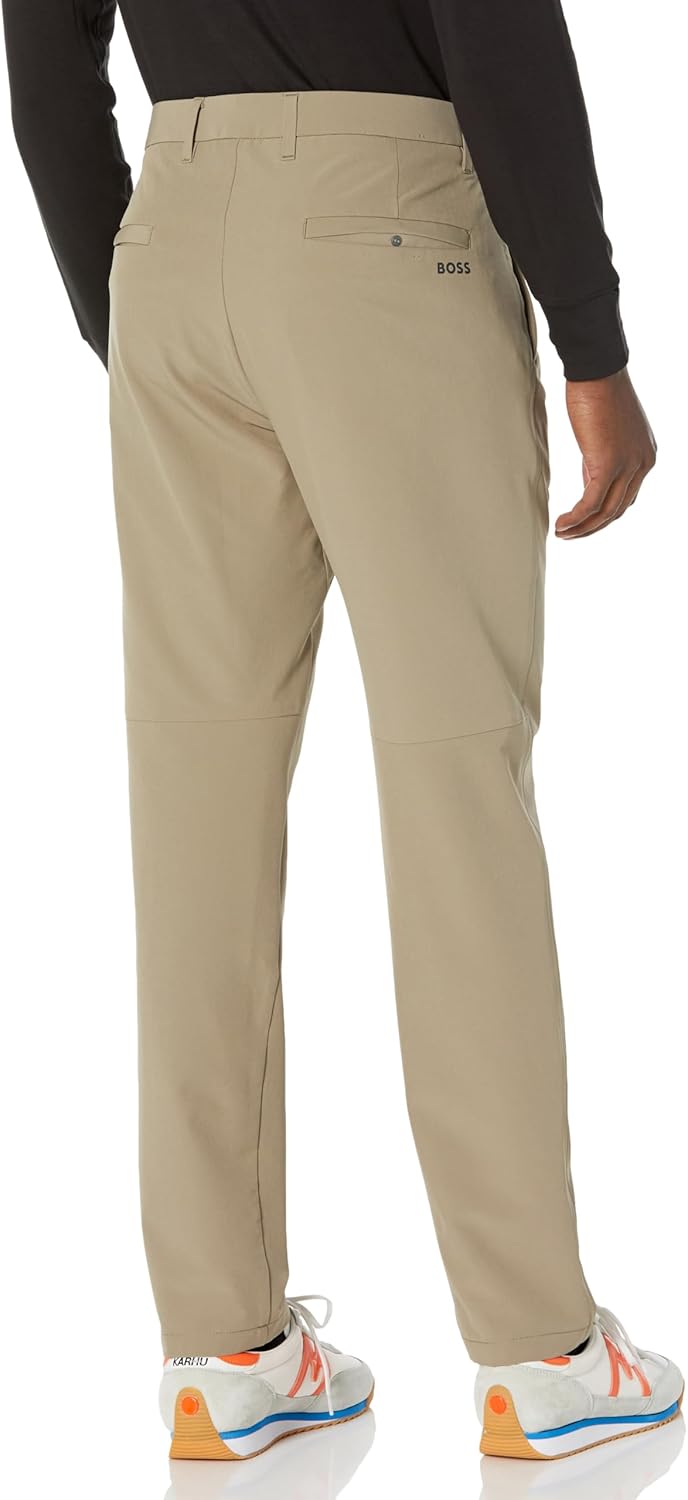 BOSS Мужские штаны T-Commuter Regular Fit, Brindle Green — фото 2