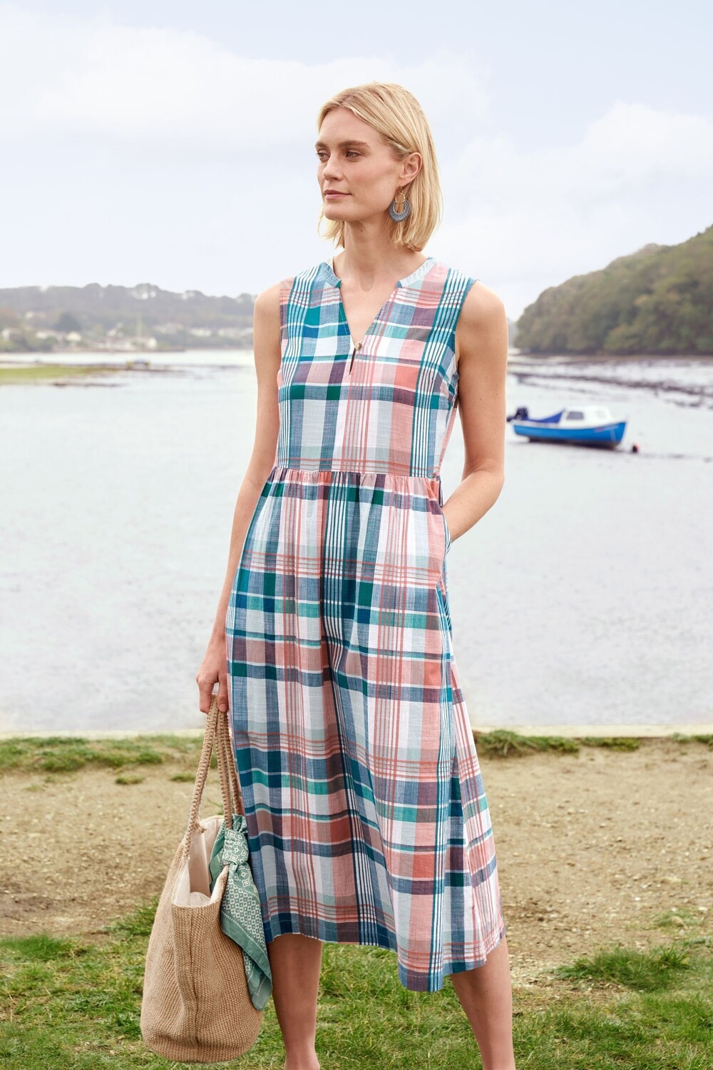 

Платье Bassett из дерева Seasalt Cornwall, синий