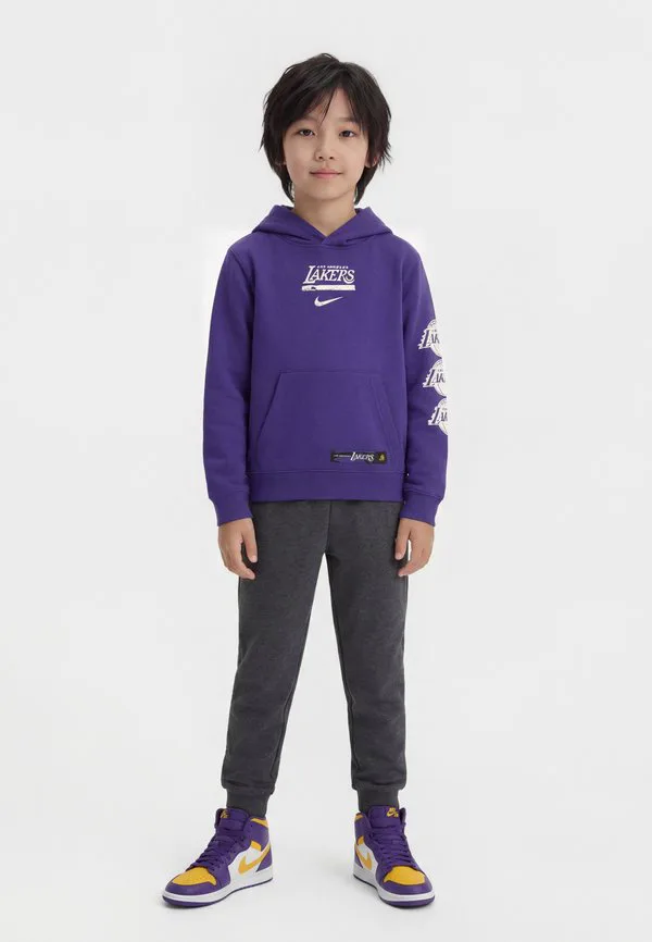Худи унисекс с символикой клуба «лос-анджелес лейкерс» нба Nike Performance, Field Purple