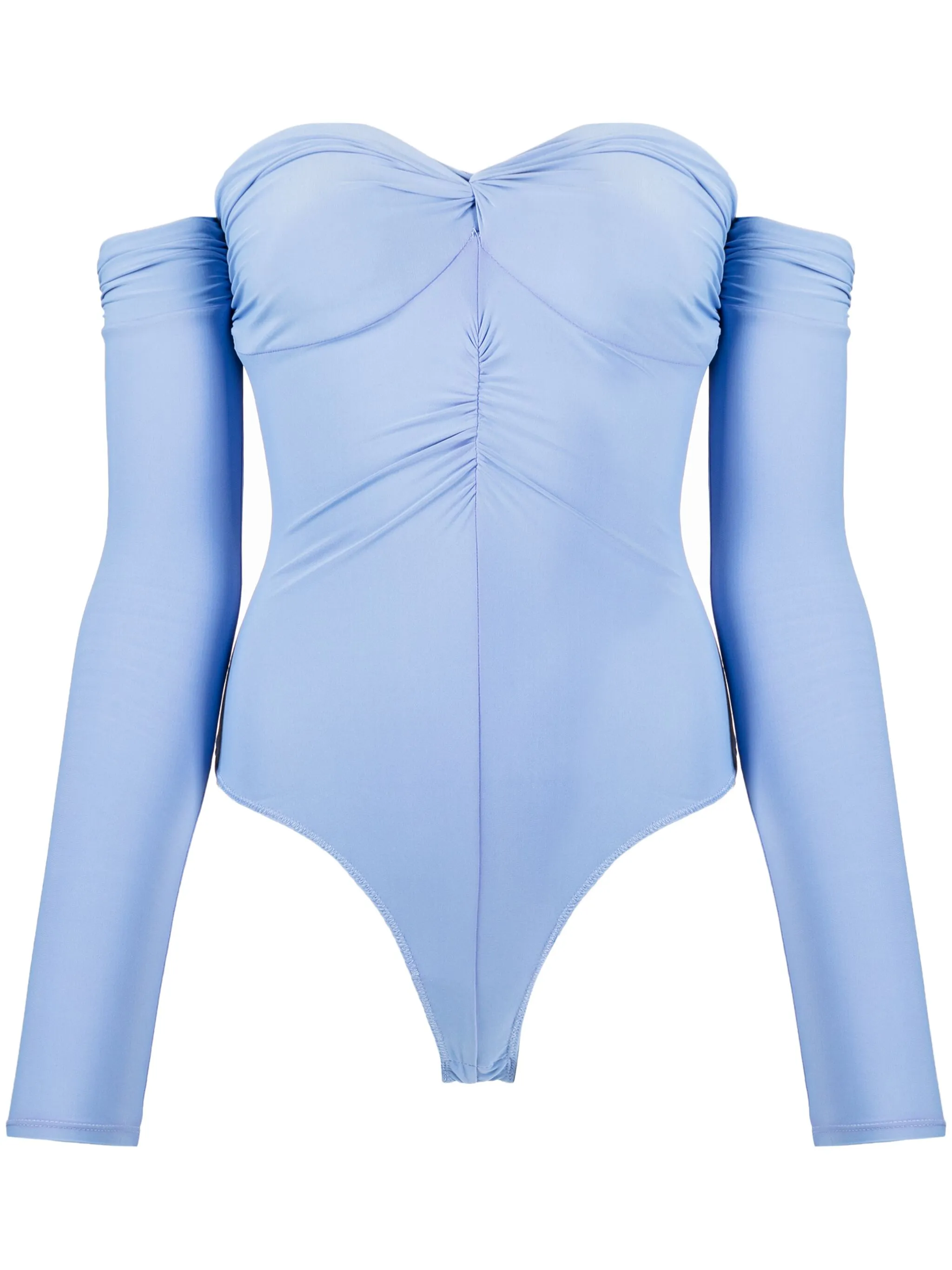 

Боди со сборками Fleur Du Mal, синий