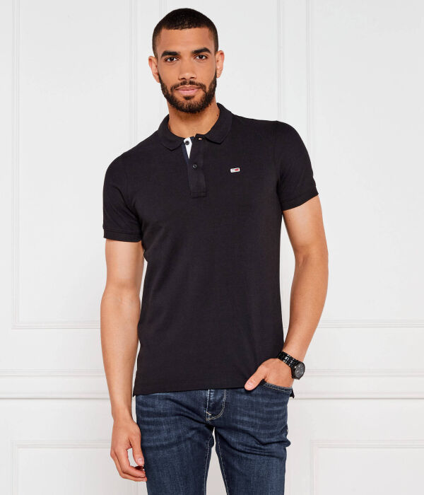 

Рубашка поло Tommy Jeans, черный