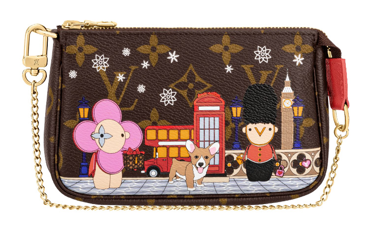 

LOUIS VUITTON Мини кошелек Монограмм Вивьен красный