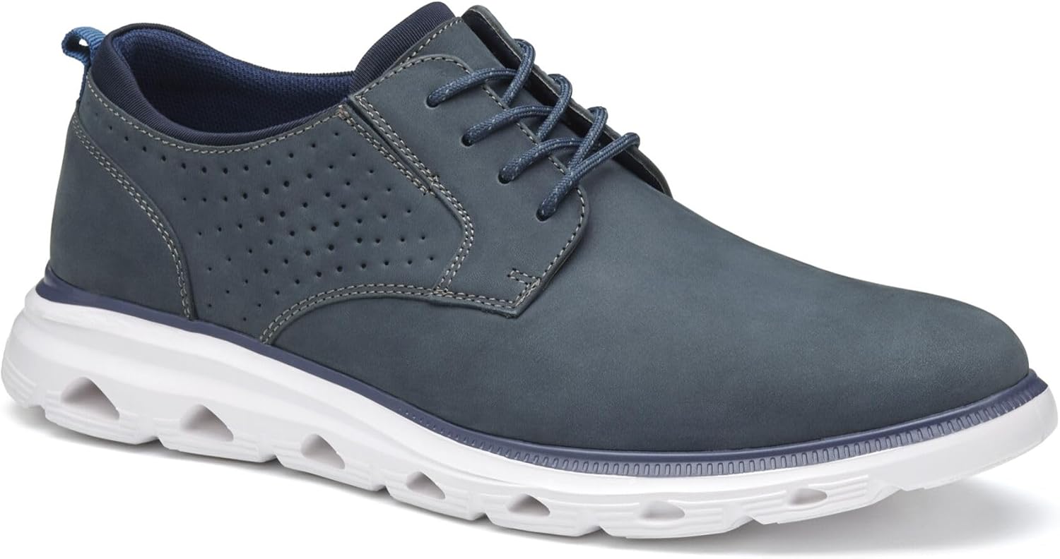 

Мужские туфли Johnston Murphy Jenkins с простым носком Johnston & Murphy, Navy Nubuck