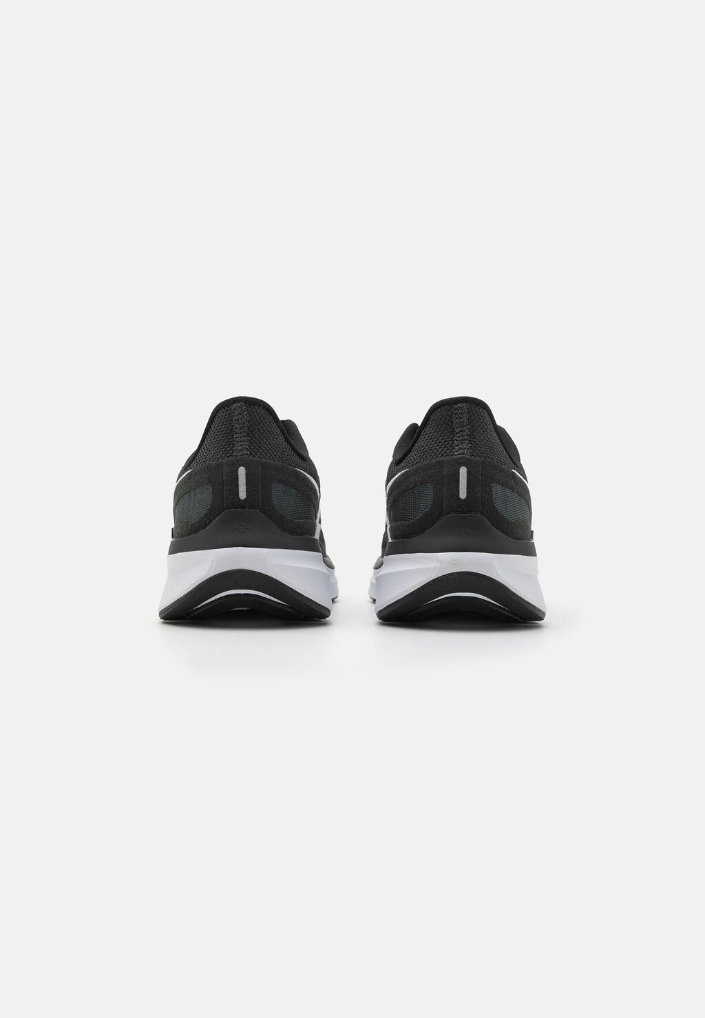 Кроссовки на гусиной подошве Air Zoom Structure 25 Nike, черный/белый/темно-дымчато-серый — фото 4