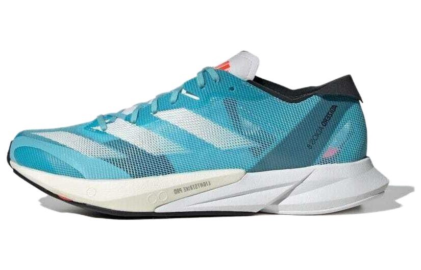 

Кроссовки Adizero Adios 8 женские с низким верхом синего цвета Adidas