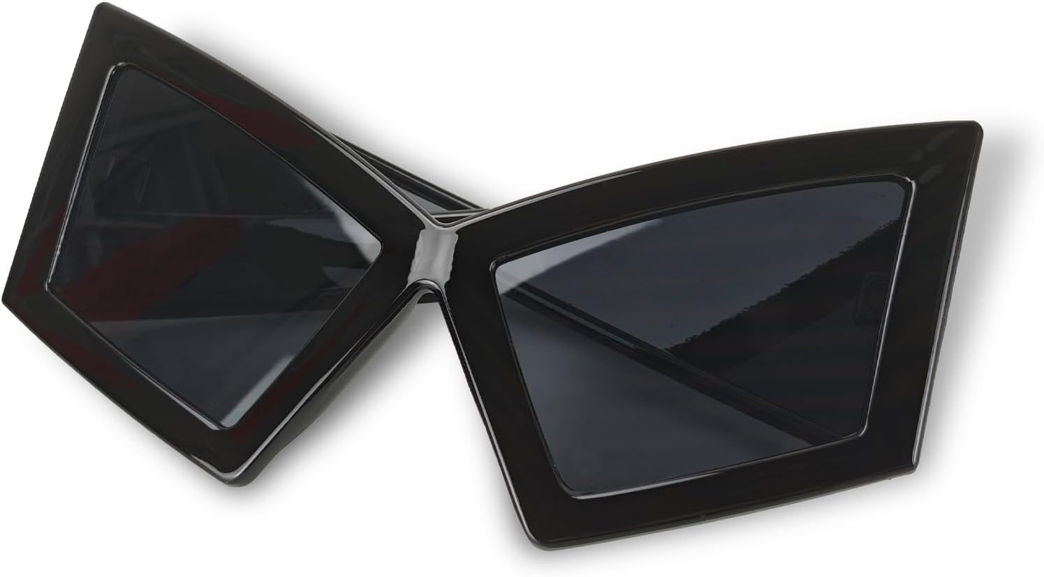 

Забавные большие солнцезащитные очки для вечеринок, максимальная ширина 5,9 дюйма. Веселый аксессуар для костюмов на дни рождения и танцевальные вечеринки Daxilonyz, Black