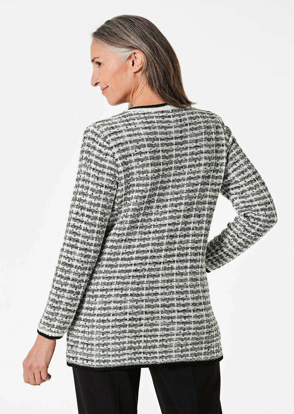 

Кардиган STRICKJACKE MIT V-AUSSCHNITT GOLDNER, черный