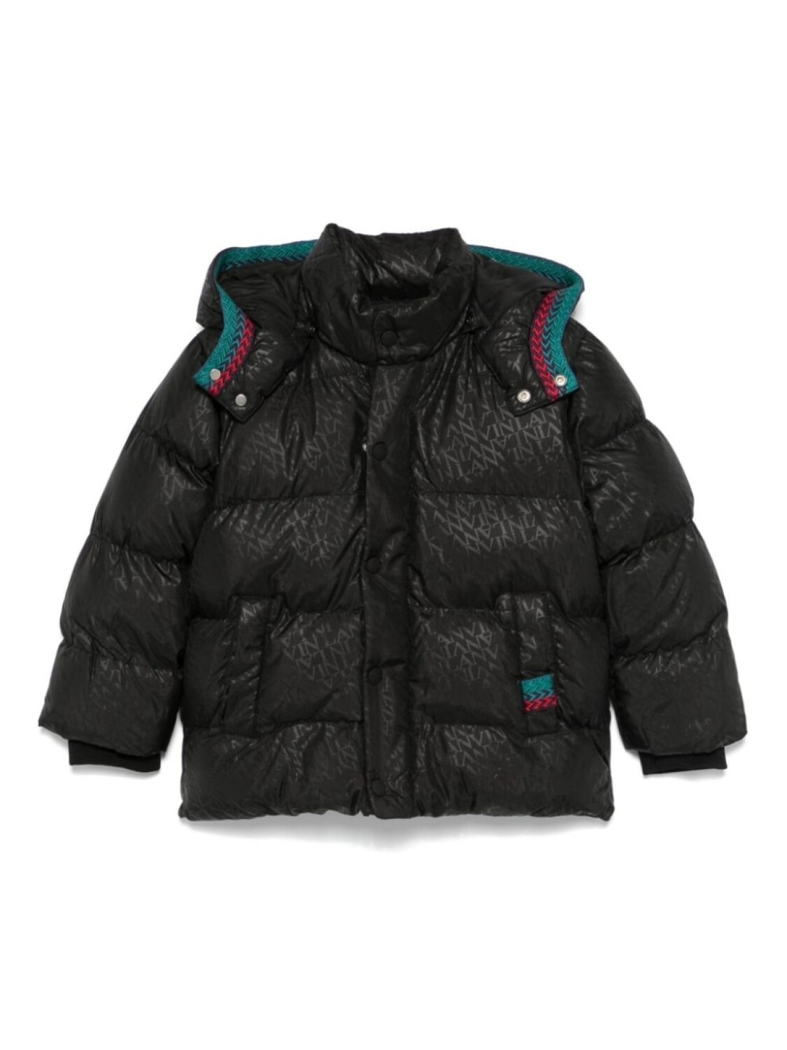 

Lanvin Enfant непромокаемая куртка с капюшоном, черный