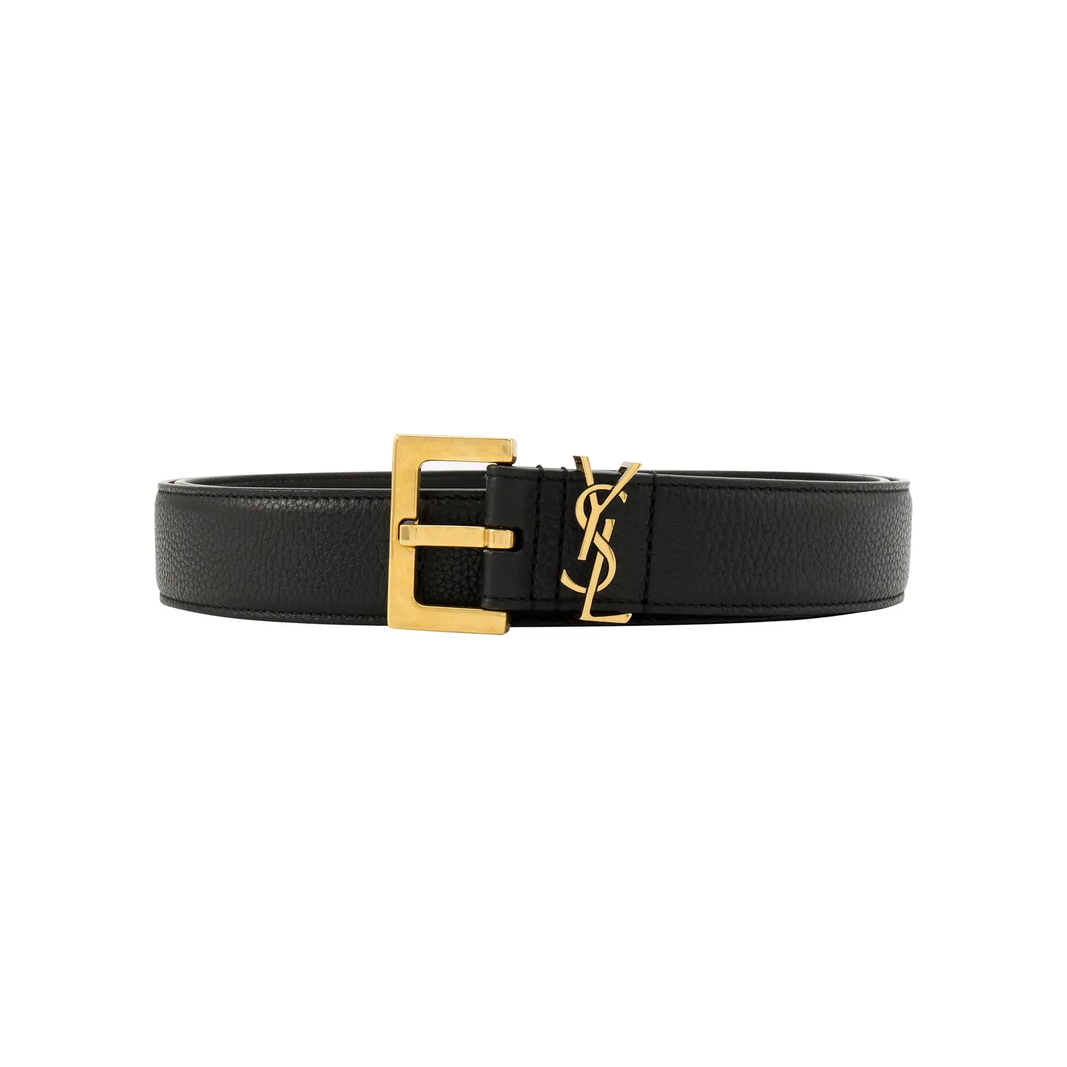 

Ремень с пряжкой Cassandre Logo Plaque SAINT LAURENT