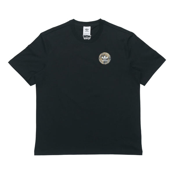 

Футболка originals artist tee ss pattern printing sports male black Adidas, черный