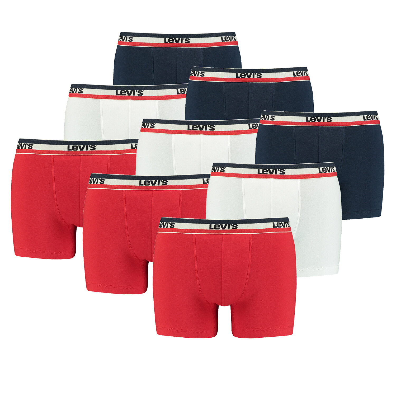 

Боксеры Levi´s Boxershorts LEVIS Men Sprtswr Logo Boxer 9P, белый
