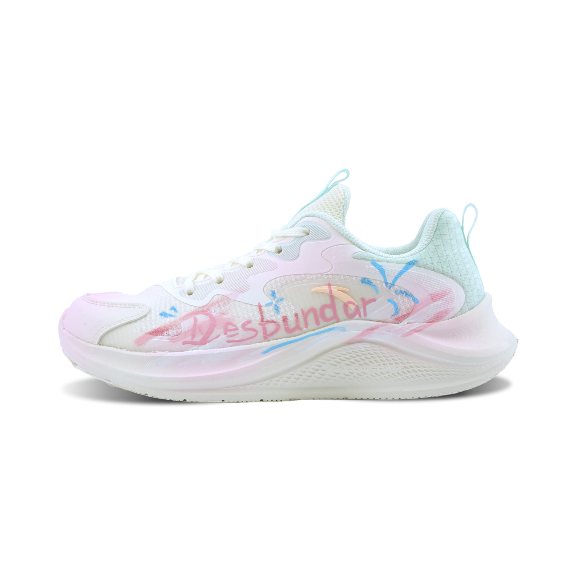 

ANTA Wander 2 Pink Story Cushioning Breathable Lightweight Low top Basketball Shoes Women's