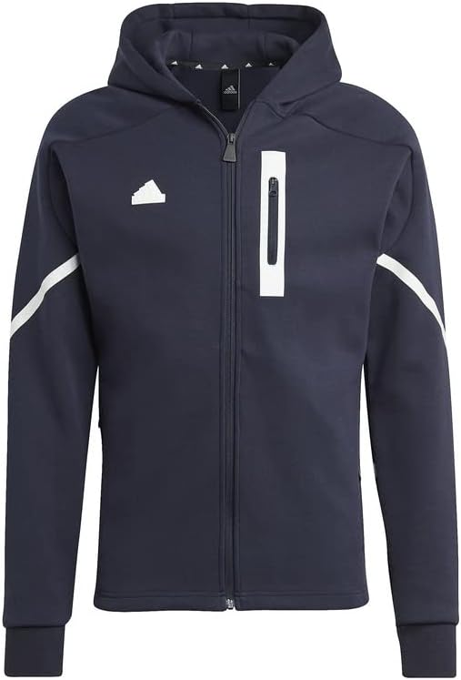 

Мужская толстовка Adidas TY722, худи, куртка на молнии, разработанная специально для игрового дня