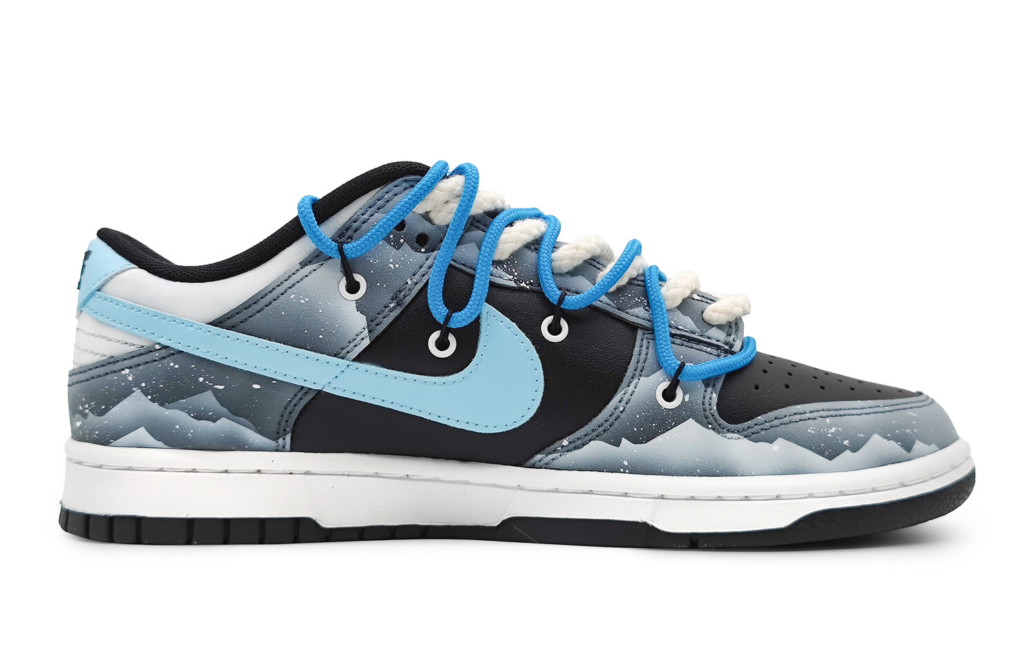 

Кроссовки Nike Dunk Skateboard Shoes Women's Low-Top Black White, Черный, Кроссовки Nike Dunk Skateboard Shoes Women's Low-Top Black White