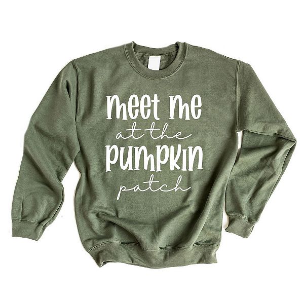 

Свитшот с надписью "Meet me at the pumpkin patch" Simply Sage Market, Зеленый, Свитшот с надписью "Meet me at the pumpkin patch" Simply Sage Market