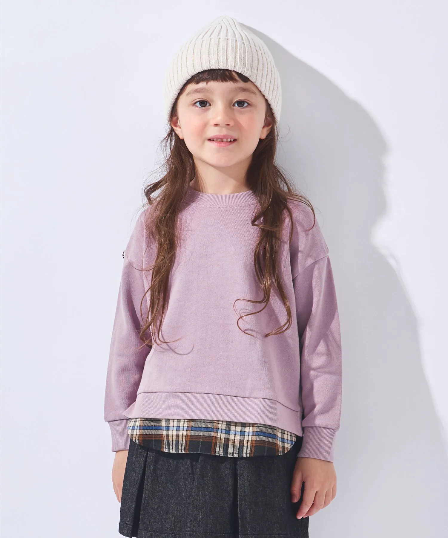 Дизайнерская толстовка с асимметричным низом Ever Closet, Lavender