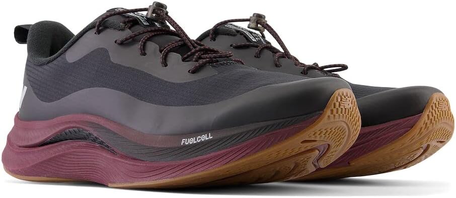 Мужские теннисные кроссовки New Balance MC996 легкие, черный/бордовый — фото 4