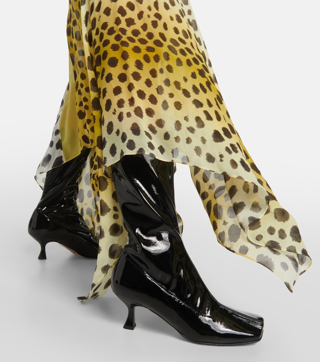 Ботильоны lola из искусственной кожи Souliers Martinez, черный — фото 4